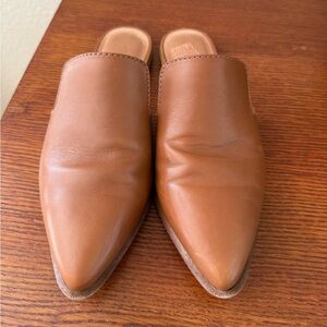 Madewell Tan Leather Flats